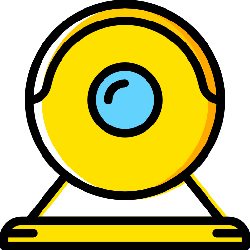 Webcam Basic Miscellany Yellow icon