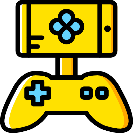 Game controller Basic Miscellany Yellow icon
