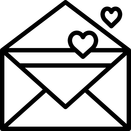 Love letter Basic Miscellany Lineal icon