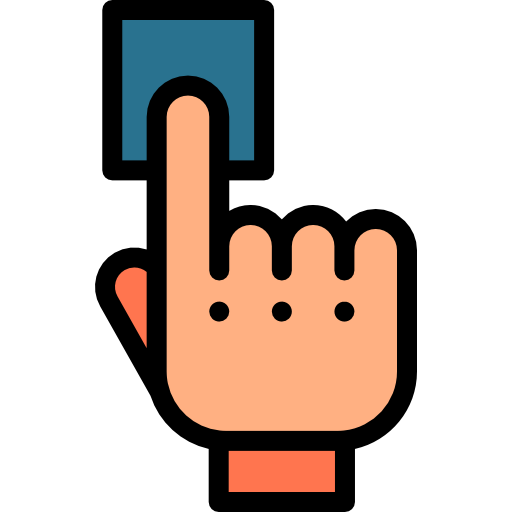 fingerabdruck Detailed Rounded Lineal color icon