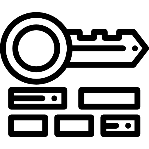 schlüsselwörter Detailed Rounded Lineal icon