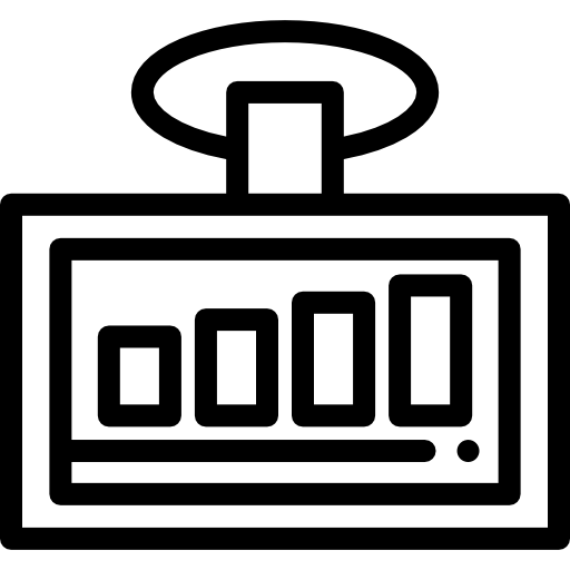 espejo retrovisor Detailed Rounded Lineal icono