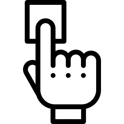 huella dactilar Detailed Rounded Lineal icono