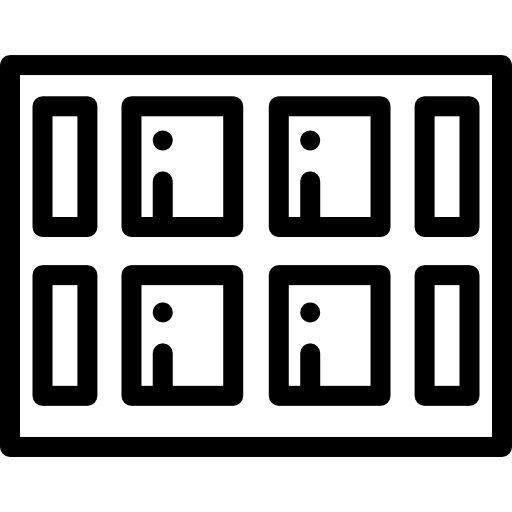 슈퍼컴퓨터 Detailed Rounded Lineal icon