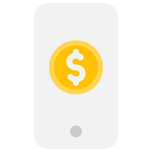 Online money Generic Flat icon