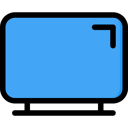 テレビ Generic Outline Color icon