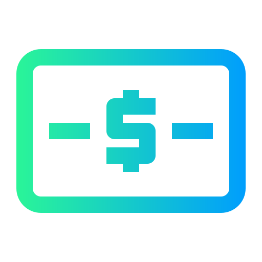 contant geld Generic Flat Gradient icoon