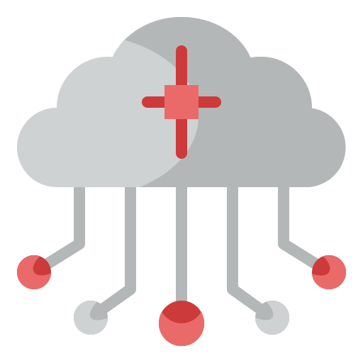 Cloud hosting Generic Flat icon