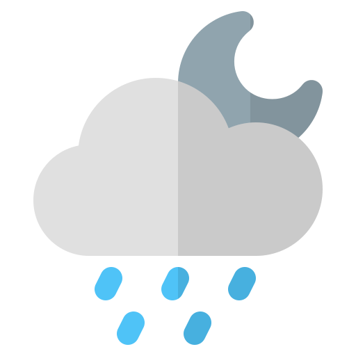 Heavy rain Generic Flat icon