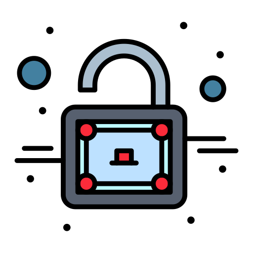 Unlock Flatart Icons Lineal Color icon