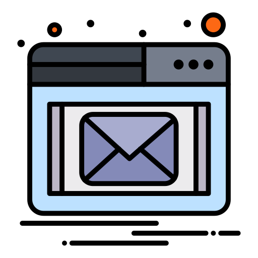 e-mail Flatart Icons Lineal Color ikona