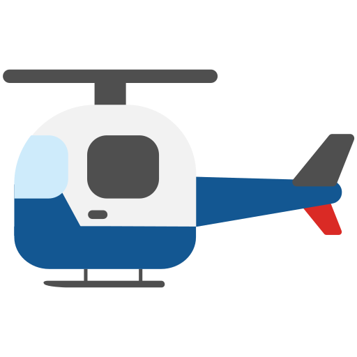 helicóptero Generic Flat icono