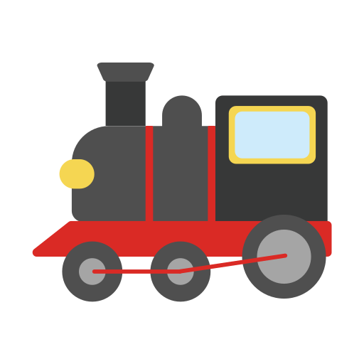 pociąg Generic Flat ikona