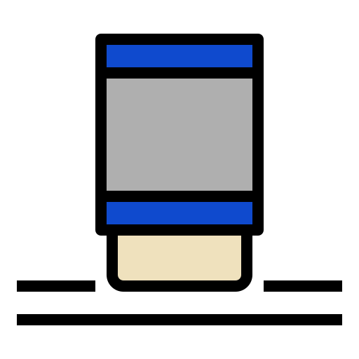 연필 지우개 Generic Outline Color icon