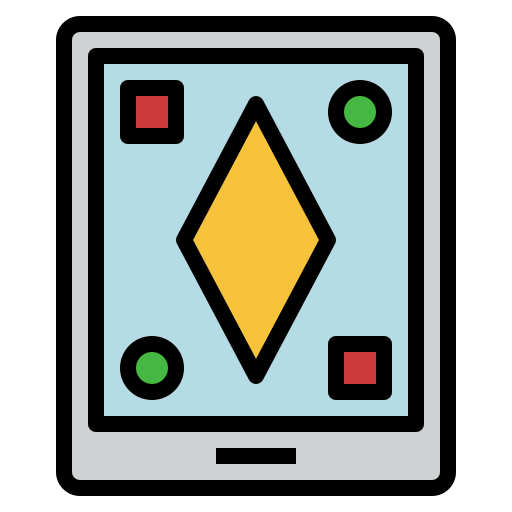 tableta gráfica Generic Outline Color icono
