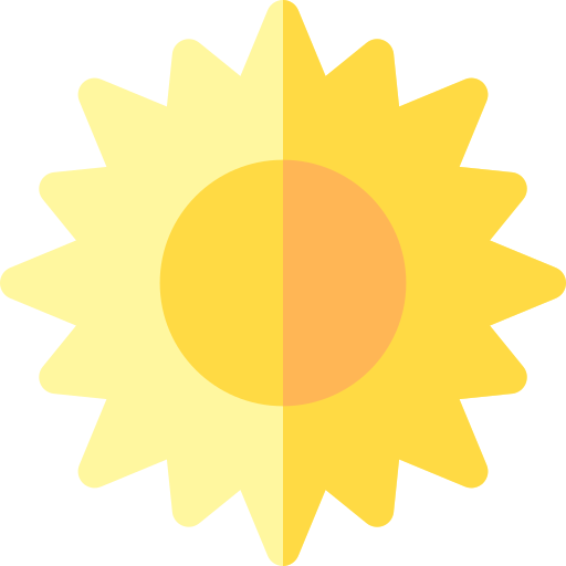 soleil Basic Rounded Flat Icône