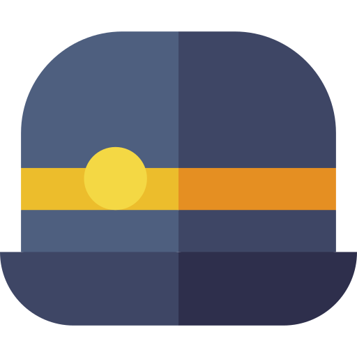 모자 Basic Straight Flat icon