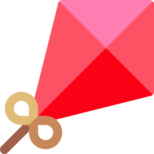 Kite Basic Rounded Flat icon