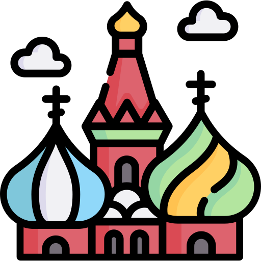 kathedrale des heiligen basilikums Special Lineal color icon