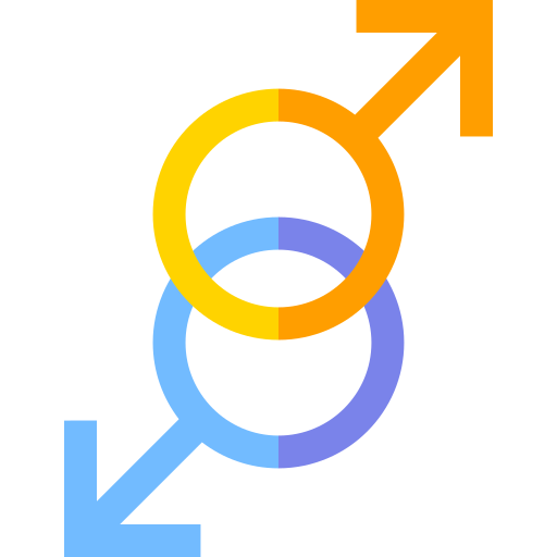 omosessuale Basic Straight Flat icona