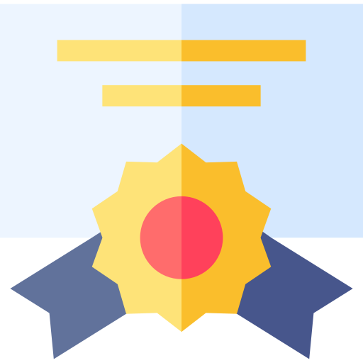 Diploma Basic Straight Flat icon
