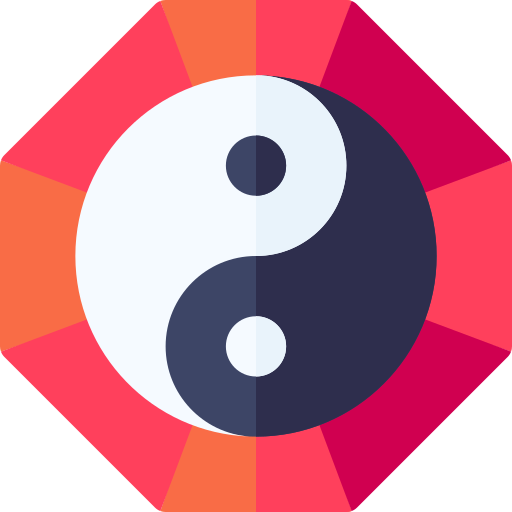 ying yang Basic Rounded Flat ikona