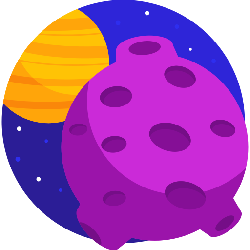 espacio Detailed Flat Circular Flat icono
