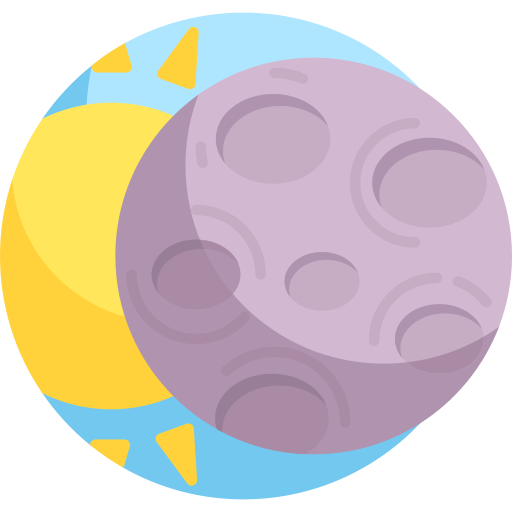 Eclipse Detailed Flat Circular Flat icon