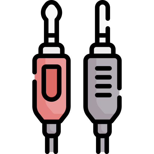 conector de audio Special Lineal color icono