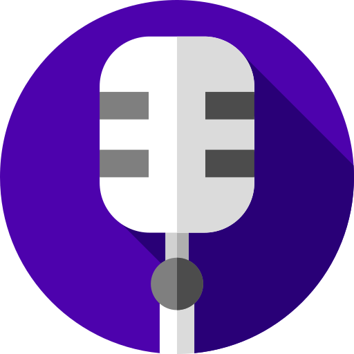 マイクロフォン Flat Circular Flat icon