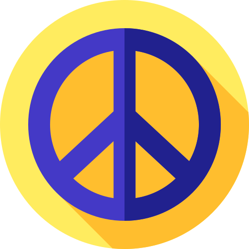 平和 Flat Circular Flat icon