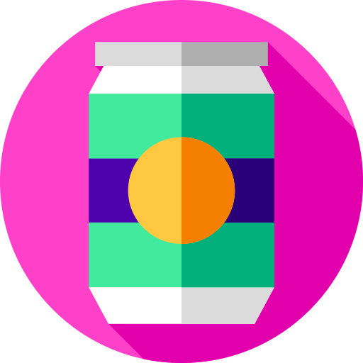 ビール缶 Flat Circular Flat icon
