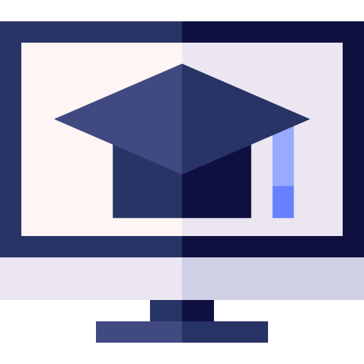 graduación Basic Straight Flat icono