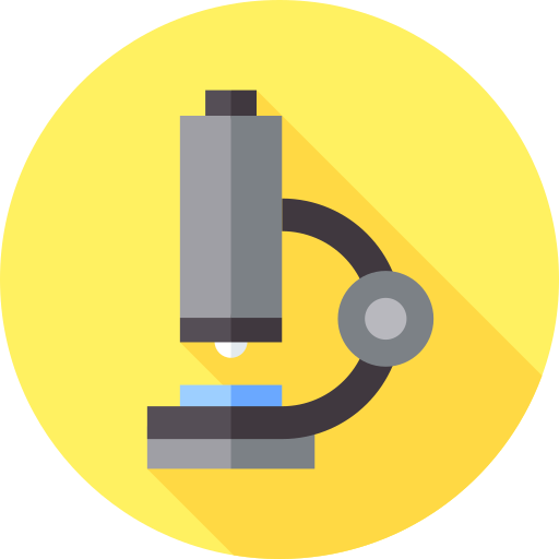 Microscope Flat Circular Flat icon