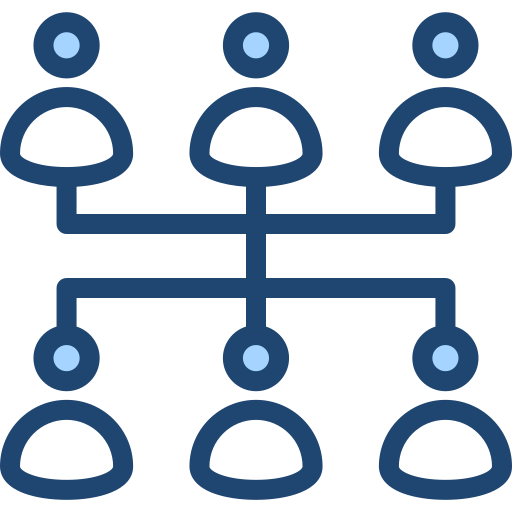 organisation Generic Blue icon