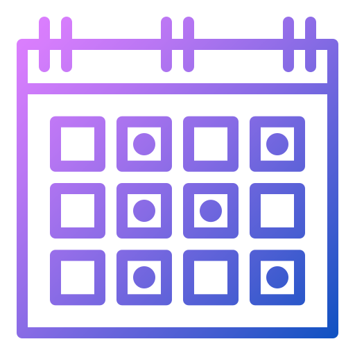 harmonogram Generic Gradient ikona