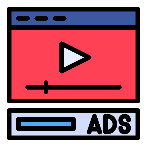youtube Generic Outline Color icon