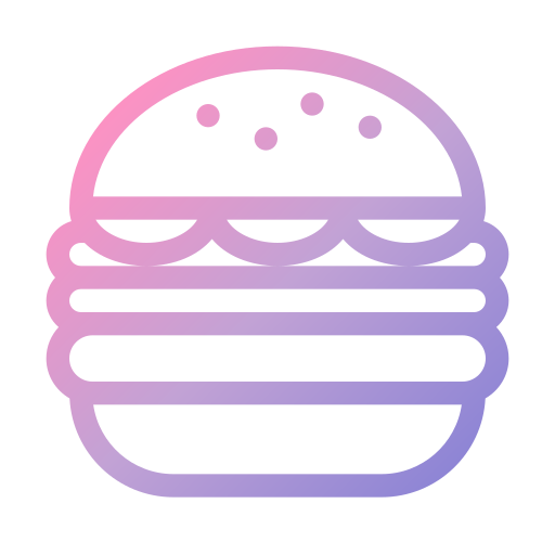 ハンバーガー Generic Gradient icon