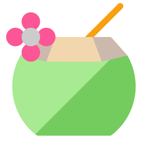 코코넛 음료 Generic Flat icon