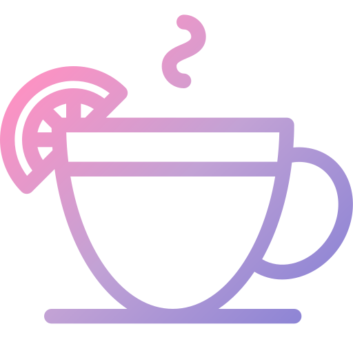 Горячий чай с лимоном Generic Gradient иконка