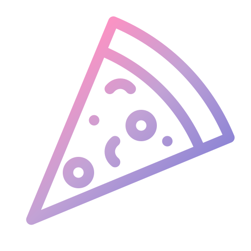 kawałek pizzy Generic Gradient ikona