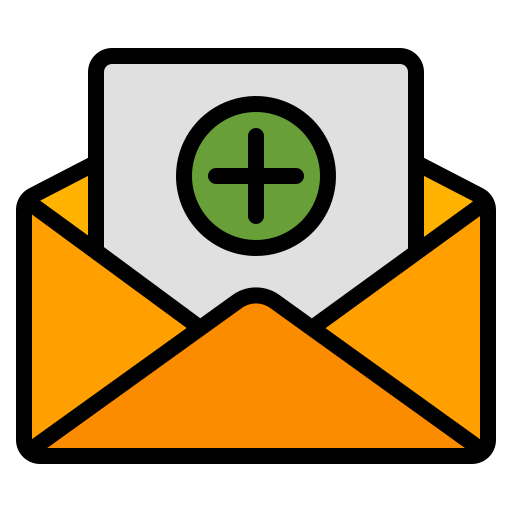 New email Generic Outline Color icon