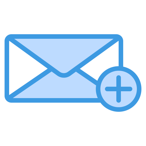 nuevo email Generic Blue icono