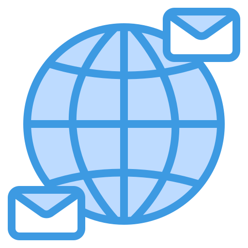 internationale post Generic Blue icon