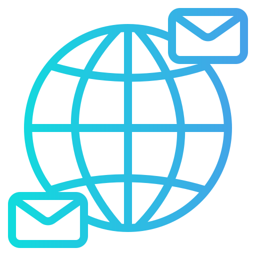 Международная почта Generic Gradient иконка