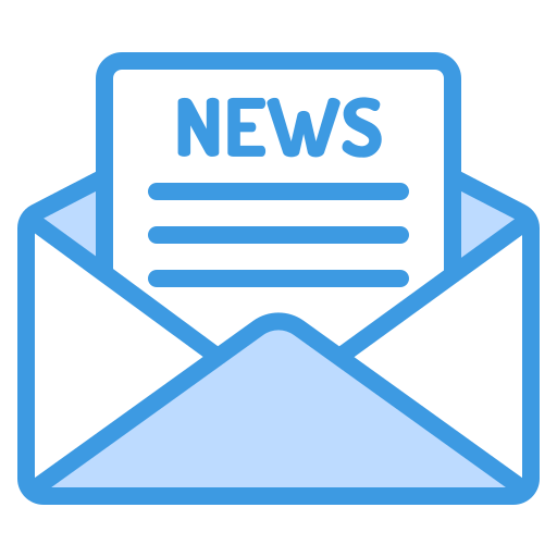 newsletter Generic Blue icon