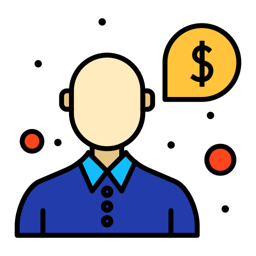 Money Flatart Icons Lineal Color icon