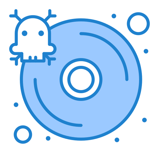 Bug Generic Blue icon