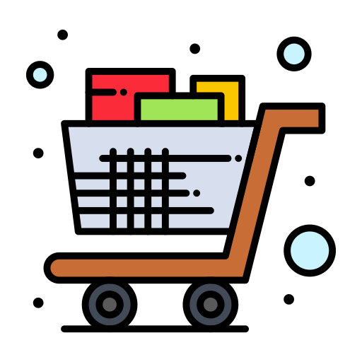 Cart Flatart Icons Lineal Color icon