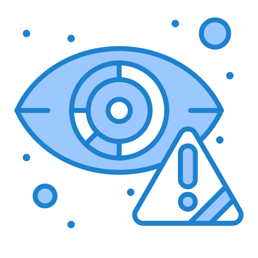 Eye Generic Blue icon